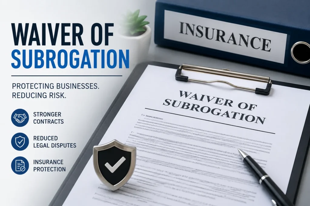 How a Waiver of Subrogation Protects Businesses and Contractors